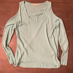 Boston Proper cold shoulder sweater